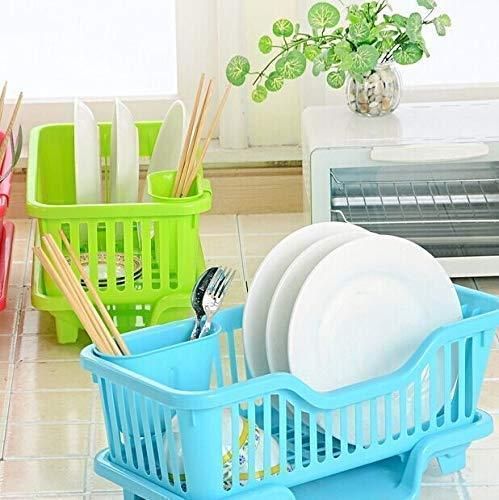 🍽️ 3-in-1 Kitchen Dish Drainer Rack – Dry & Organize with No Mess!