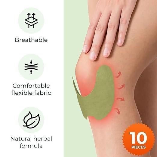 Self-Heating Knee Patches – Fast, Natural Pain Relief (Pack of 10,20,30)