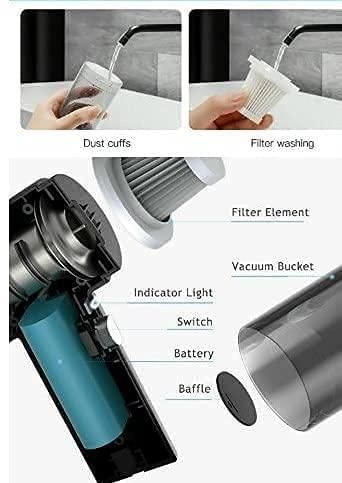 💨 BD Portable Handheld Air Duster Wireless Vacuum Cleaner – Compact, Powerful, Cord-Free Cleaning
