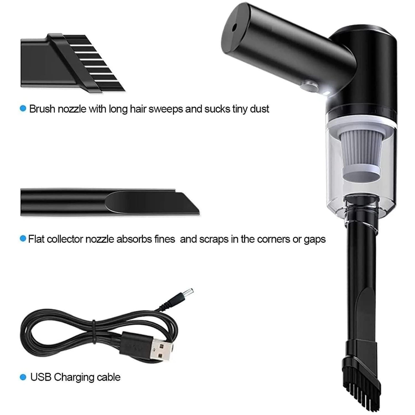 💨 BD Portable Handheld Air Duster Wireless Vacuum Cleaner – Compact, Powerful, Cord-Free Cleaning