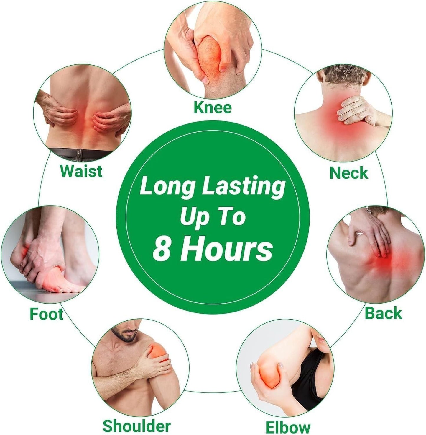 Self-Heating Knee Patches – Fast, Natural Pain Relief (Pack of 10,20,30)