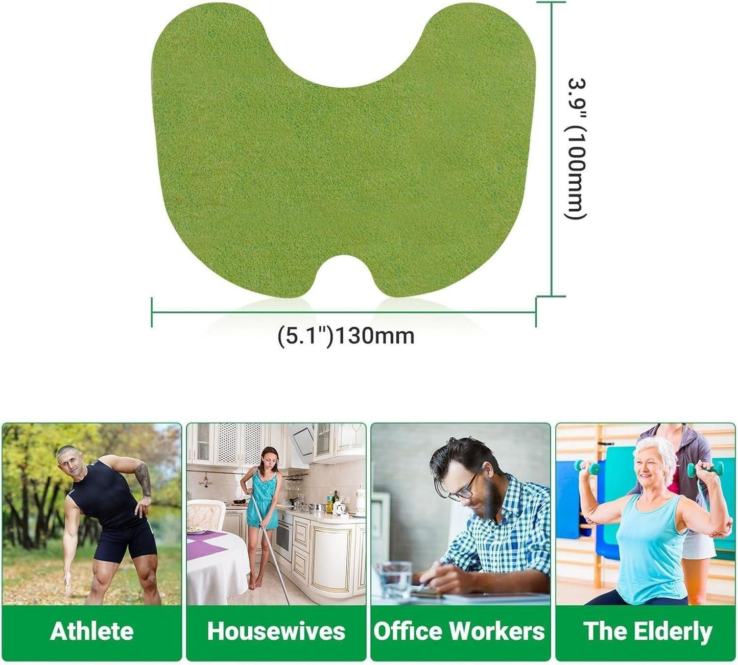 Self-Heating Knee Patches – Fast, Natural Pain Relief (Pack of 10,20,30)