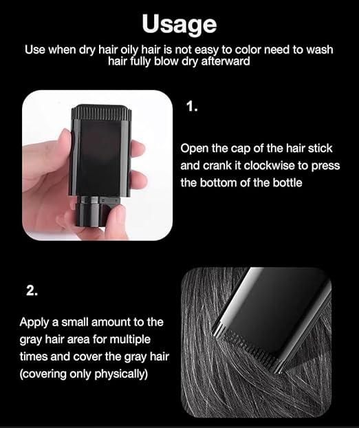 🌟 Instant White Hair Concealer – Simple & Convenient Coverage, 20g 🌟