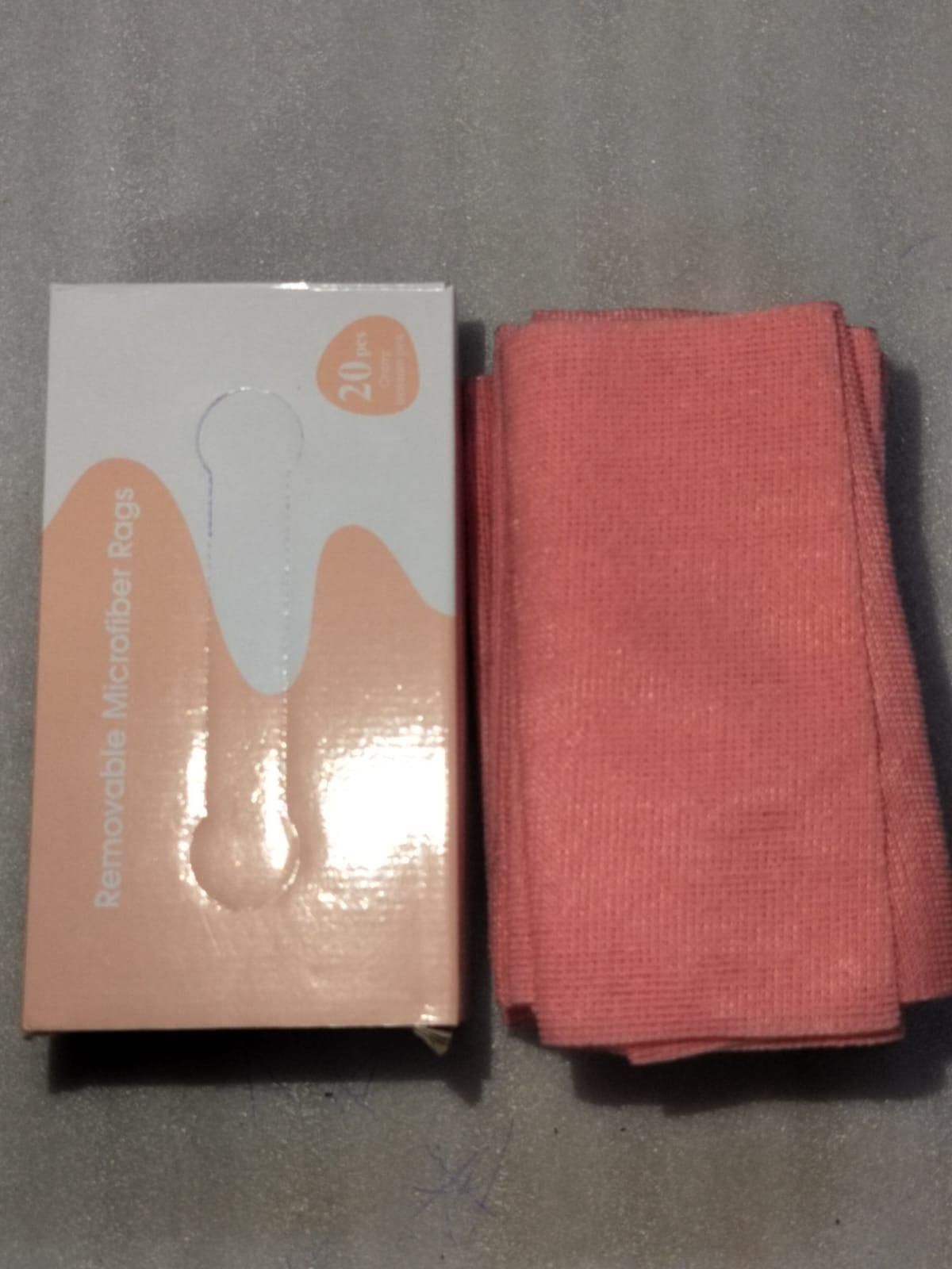 🧽 Reusable Microfiber Cleaning Cloth – 20 PCS with Dispenser Box