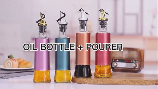 🍳 Oil Dispenser Bottle – Automatic Opening & Closing Oil Pot