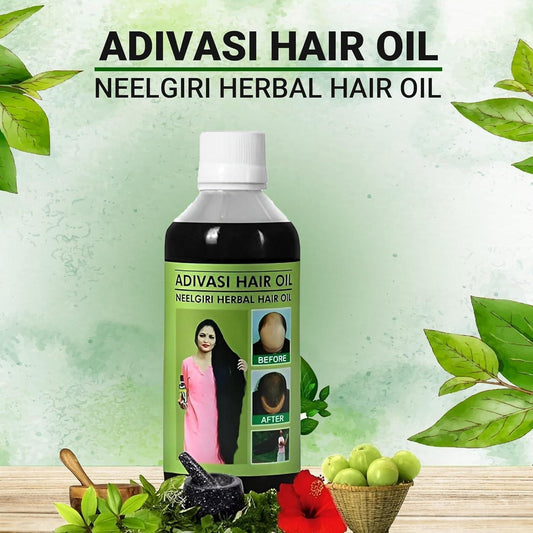 🌿 Adivasi Herbal Hair Oil – 125ML (Buy 1 Get 1 Free)