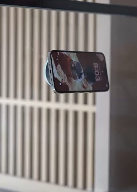 📱 Vacuum Magnetic Suction Phone Holder – Secure, Flexible, and Hassle-Free  Say goodbye to uns